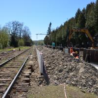 2021-05-21 Stacja Cieszyn dostępniejsza dla podróżnych, postępują prace na liniach