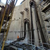 TBM, Święta Katarzyna, tarcza, drążenie tunelu kolejowego