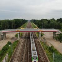 2023-07-17 Rail Baltica – wiadukt w Kobyłce zwiększa bezpieczeństwo