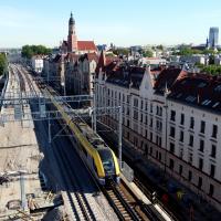 Kraków, E30, pociąg, nowa estakada, nowa infrastruktura, www.krakow-rudzice.pl, drugi tor