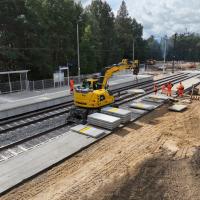 nowy przystanek, nowy peron, LK26, Borowino