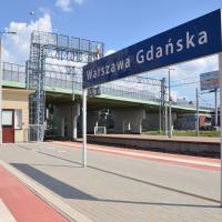 pasażer, peron, linia obwodowa, Warszawa Gdańska, aglomeracja warszawska