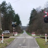 przejazd kolejowo-drogowy, nowa infrastruktura, Munina, Hrebenne