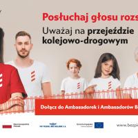 Materiały promocyjne kampanii "Bezpieczny Przejazd" - "Posłuchaj głosu rozsądku" - etap II