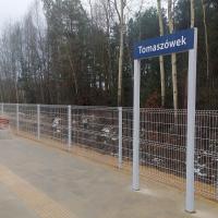 LK25, nowy przystanek, nowa wiata, nowa infrastruktura, program budowy 200 przystanków kolejowych, nowy peron, Tomaszówek