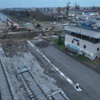 stacja, postęp prac modernizacynych, Kolej+, Łomża, postęp prac