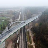 E75, Rail Baltica, Mokra Wieś, nowa infrastruktura, nowy wiadukt drogowy