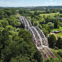 most kolejowy, Skawina, LK94, prace utrzymaniowe