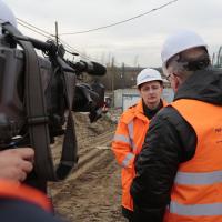 E75, Rail Baltica, CEF, Małkinia, briefing prasowy