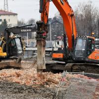 2021-04-17 Warszawa Zachodnia. Teren na nowe perony i kładkę FOTOGALERIA