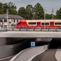pociąg, SKM Warszawa, Sulejówek, nowy tunel, nowa infrastruktura