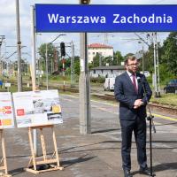 Warszawa Zachodnia, warszawski węzeł kolejowy, warszawska linia średnicowa, przebudowa peronu, Budimex