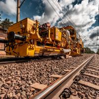 linia kolejowa, tor, maszyna, KPO, Jastrzębsko