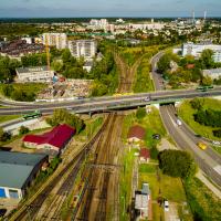 E75, Rail Baltica, Białystok, CEF, Czyżew, wiadukt kolejowy