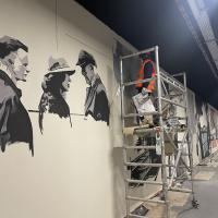 stacja, Warszawa Gdańska, nowe przejście podziemne, mural, PORR S.A., artysta