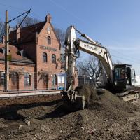 CEF, śląskie, modernizacja stacji, maszyna, Czechowice-Dziedzice, nowy  most, Zabrzeg, Goczałkowice-Zdrój