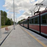 pasażer, nowy przystanek, LK220, nowa infrastruktura pasażerska, Olsztyn Likusy, pociąg pasażerski