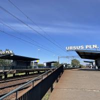 wiata, przystanek, Warszawa Ursus Północny