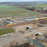 wiadukt, modernizacja, Rail Baltica, Czyżew, prace budowlane, nowa infrastruktura