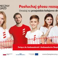 Materiały promocyjne kampanii "Bezpieczny Przejazd" - "Posłuchaj głosu rozsądku" - etap II