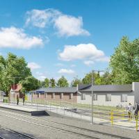 wizualizacja, LK356, Gołańcz, przystanek