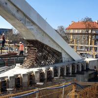 Kraków, most nad Wisłą, nowa infrastruktura, www.krakow-rudzice.pl, prace