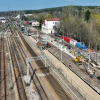 LK8, przewóz towarów, Zagnańsk, stacja kolejowa