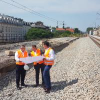 Kraków, E30, Adamczyk Andrzej, briefing prasowy, nowa estakada, nowy tor