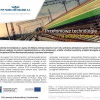 promocja, Węgliniec, modernizacja, materiał informacyjny, Legnica, Koleje Dolnośląskie, ERTMS, eurobalisy, Program Operacyjny Infrastruktura i Środowisko, GSM-R, ETCS, artykuł, reklama, ETCS2, POIiŚ 2007-2013, Bielawa Dolna, RBC, inwestycja