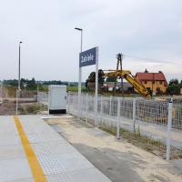 nowy przystanek, prace budowlane, nowa infrastruktura, LK30, Zabiele