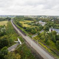 pociąg, przewóz towarów, GOP, nowa infrastruktura, Maciejów Północny, Zabrzeg Biskupice