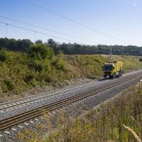 Toszek, Rudziniec, Stare Koźle, LK153, zgrzewanie szyn