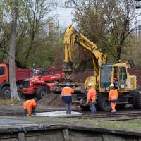 2020-10-23 Pierwsze prace – przygotowanie do zmian na stacji Warszawa Zachodnia