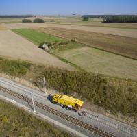 Toszek, Rudziniec, Stare Koźle, LK153, zgrzewanie szyn