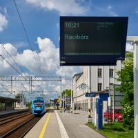informacja pasażerska, śląskie, Rybnik, KPO, nowy wyświetlacz