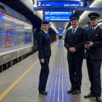 peron, tunel średnicowy, Łódź, tunel, pociąg, Łódź Fabryczna, tor