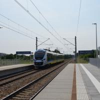 nowy przystanek, nowa infrastruktura, Oława Zachodnia, pociąg osobowy