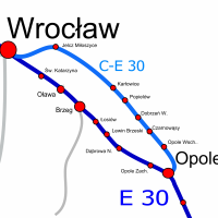 E30, Wrocław, dokumentacja projektowa, Opole, przewóz towarów, mapa, nowa infrastruktura