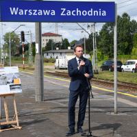 Warszawa Zachodnia, warszawski węzeł kolejowy, warszawska linia średnicowa, przebudowa peronu, Budimex