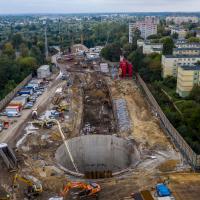 2020-11 Tunel Łódź - komora startowa TBM