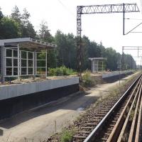 E75, Ełk Szyba Wschód, nowa infrastruktura, prace, nowy peron