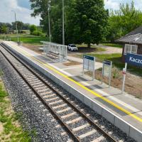 peron, przystanek, LK27, Kaczorowo