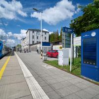 peron, pociąg, informacja pasażerska, śląskie, Rybnik, KPO, nowy wyświetlacz, CSDIP