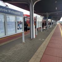 pasażer, peron, stacja, Ostrów Wielkopolski, LK355