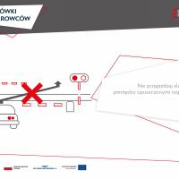 bezpieczny przejazd, bezpieczeństwo, kampania społeczna, materiał informacyjny, materiał edukacyjny, wskazówki, wskazówki dla kierowców, wskazówki dla pieszych, infografika, kierowca