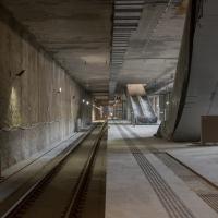 peron, tunel średnicowy, Łódź, tunel, pociąg, Łódź Fabryczna, tor