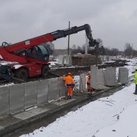 prace budowlane, nowe przejście podziemne, nowa infrastruktura, program przejazdowy, Dąbrowa Górnicza, nowy wiadukt kolejowy