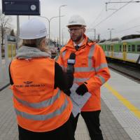 E75, Rail Baltica, CEF, Małkinia, briefing prasowy