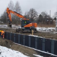 prace budowlane, nowe przejście podziemne, nowa infrastruktura, program przejazdowy, Dąbrowa Górnicza, nowy wiadukt kolejowy