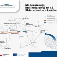 mapa, Łuków, LK12, Skierniewicwe